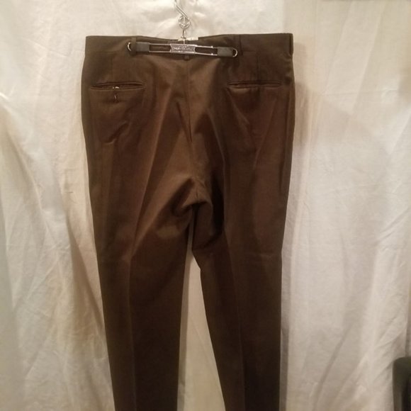Vintage John Alexander brown wool men's slacks 38 - Picture 4 of 8